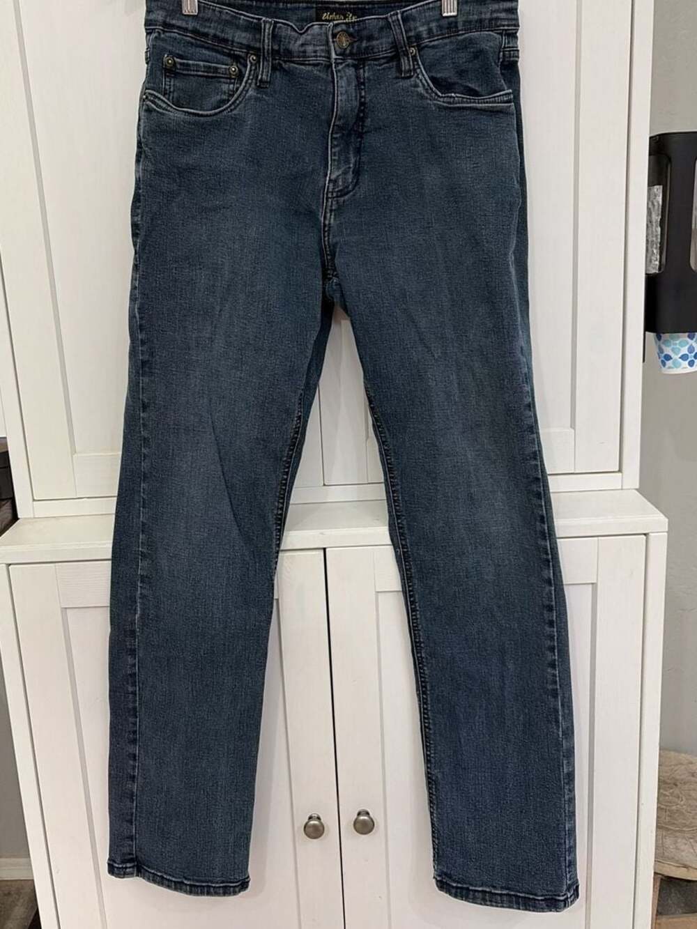 Urban Star Premium Apparel Men's Blue Straight Leg Jeans